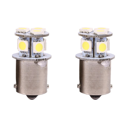 White Brake Bulb 1156 ba15s R5W 5050 8SMD Bulbs