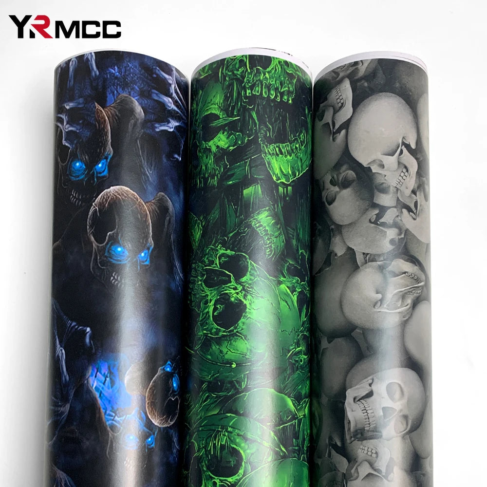 Graffiti Vinyl Wrap Wraps Personality Paper Wrapping Film Skull