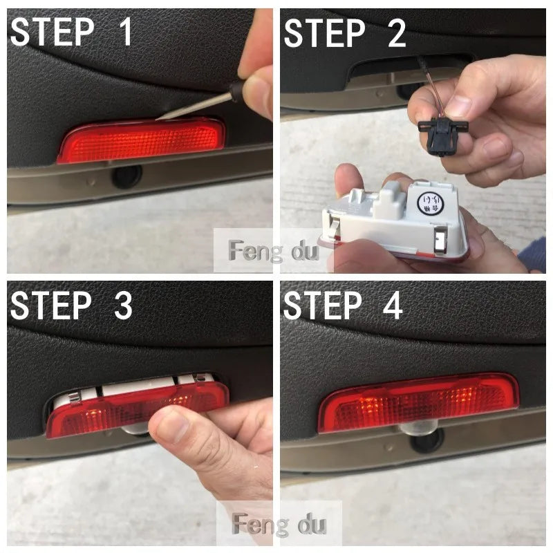 For Audi Rs e-tron Gt Etron 2PCS Door Welcome Projector Ghost
