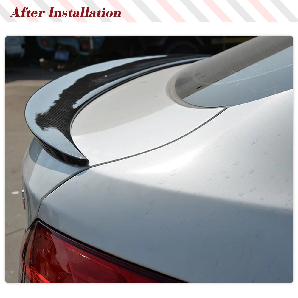 For BMW X6 F16 2015-2018 Carbon Fiber Rear Trunk Racing Spoiler