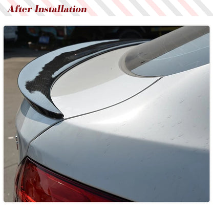 For BMW X6 F16 2015-2018 Carbon Fiber Rear Trunk Racing Spoiler