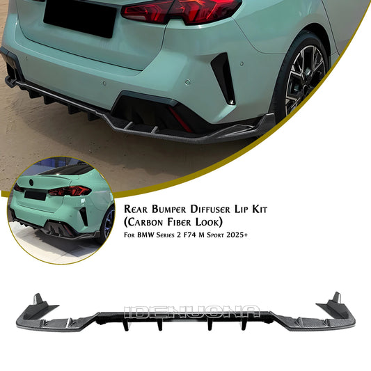 For BMW 2 Series F74 M 3PCS Rear Diffuser Bracket Lip Splitter