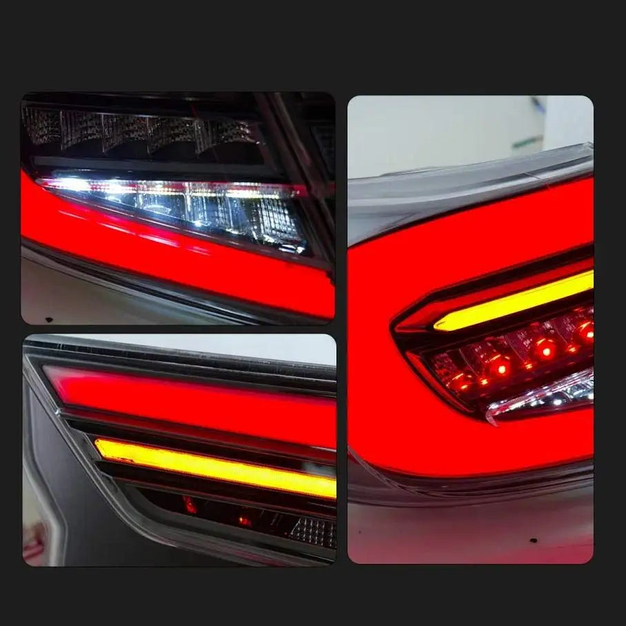 For Honda's Tenth Generation Accord LED Taillights Smoked