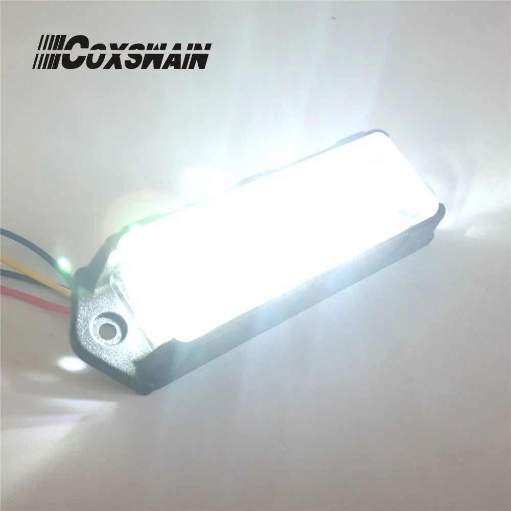 1PC Dual Color Grill Surface Mounting Strobe 3W Bright