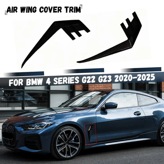 For BMW 4 Series G22 G23 Fender Side Air Vent Cover Trim 2020