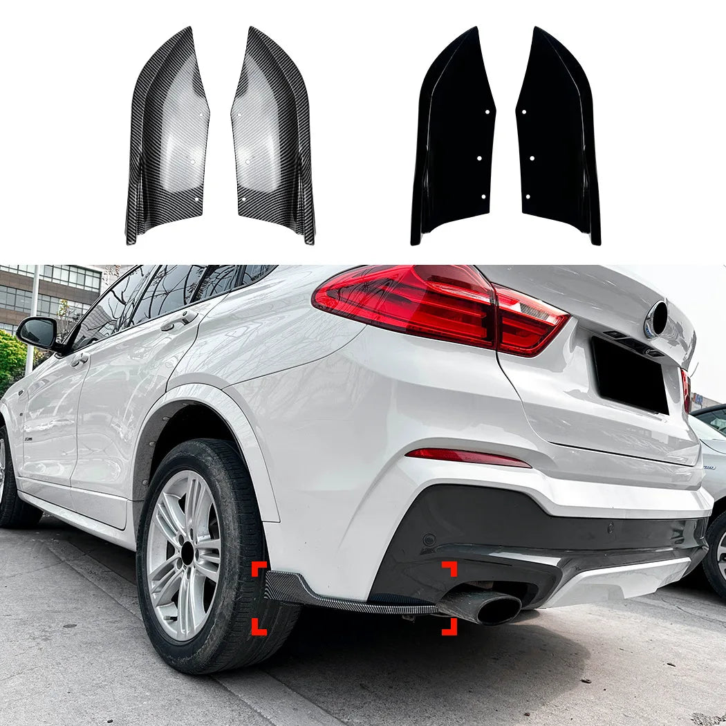 For BMW X4 F26 M Sport Rear Bumper Side Skirt Body Kits 2014
