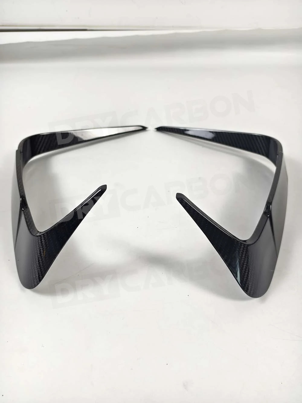 For BMW 8 Series F91 F92 Dry Carbon Fiber Rear Bumper Canards