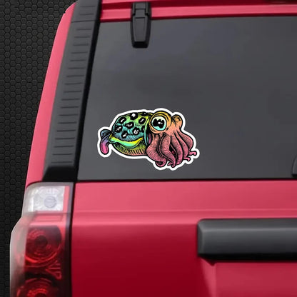 self-adhesive Decal Cuttlefish Sticker Waterproof Decors On