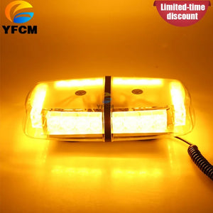 24LED Stroboscopic Warning Strong Magnetic Ceiling Mount Lumen