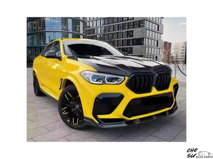 For BMW X6M F96 Front Lip Upgraded Ld Forged Carbon Fiber Body