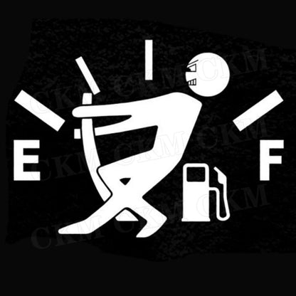 For Ford Focus 2 Funny Fuel Gage Empty Decal Tank Cap Stickers
