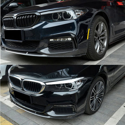 For BMW 5 Series G30 G31 Real Carbon Fiber Front Bumper Lip