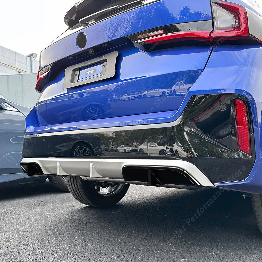 For BMW X1 U11 2023-2024+ M Sport Rear Bumper Spoiler Diffuser