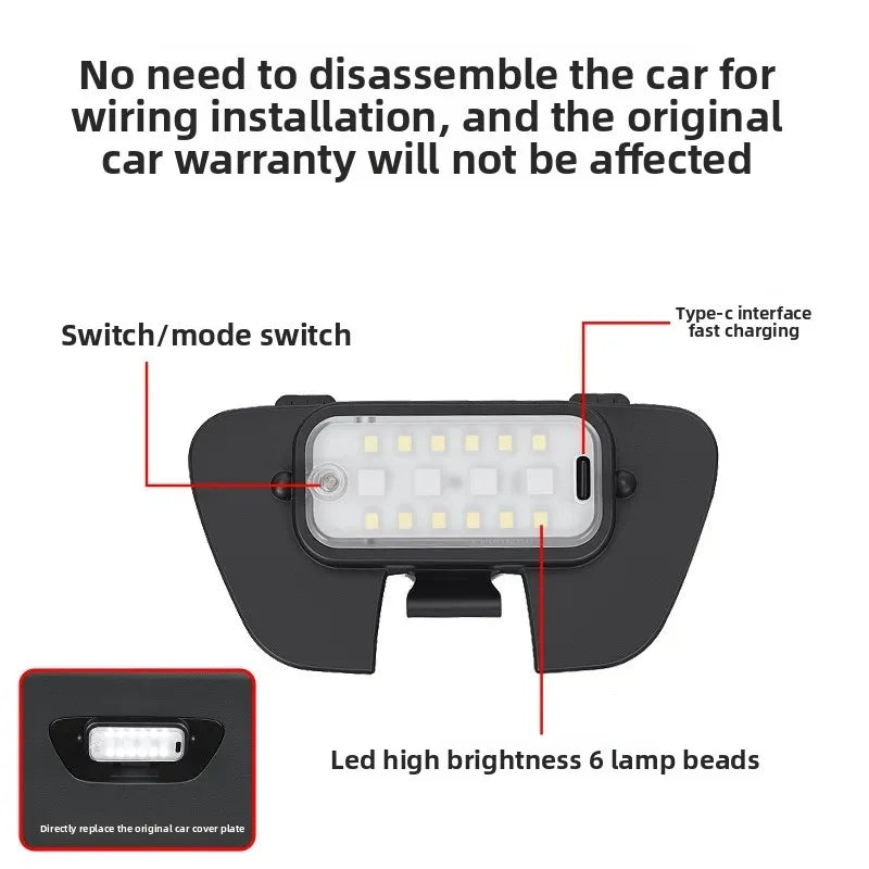 For Geely EX2 2025 2026 Xingyuan Geome Rear Trunk Tailgate