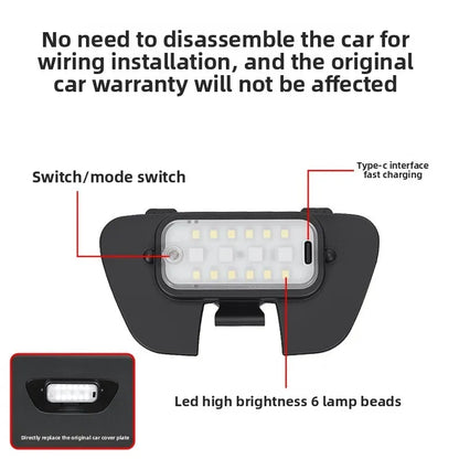 For Geely EX2 2025 2026 Xingyuan Geome Rear Trunk Tailgate