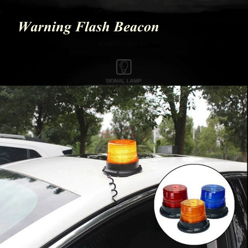 Strobe Emergency Warning Rotating Flash Beacon Orange Blue Red