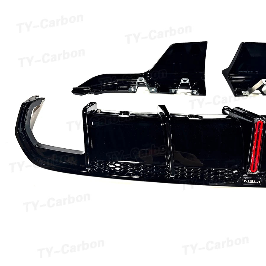For BMW 4 Series G26 420I Pp Bright Black Rear Bumper Diffuser