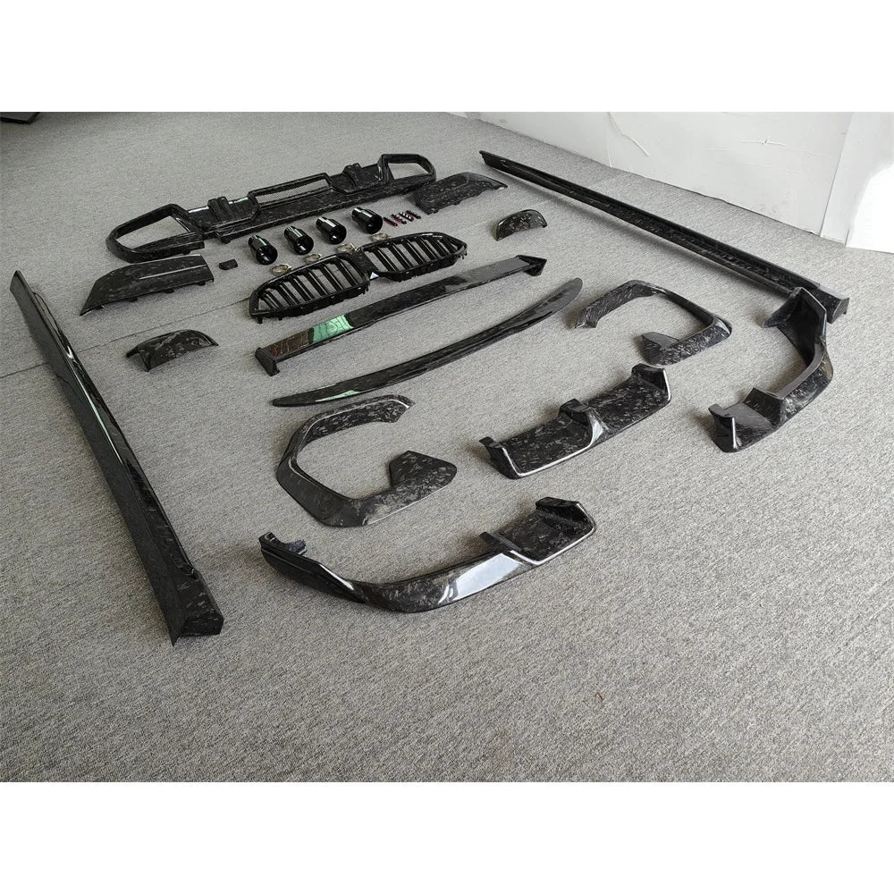 For BMW X6M F96 Front Lip Upgraded Ld Forged Carbon Fiber Body
