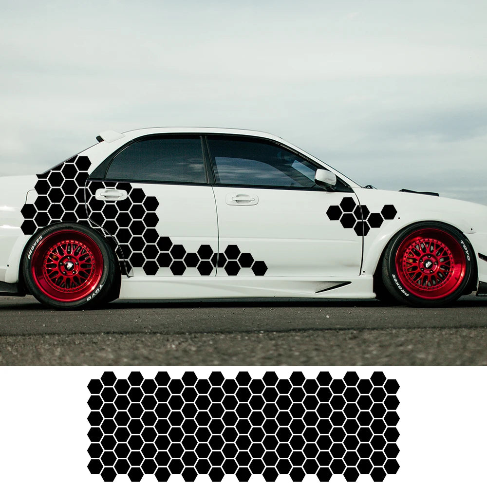 Sticker Camouflage Kit Solid Hexagon Honeycomb Graphics Decor
