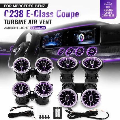 For Mercedes Benz C238 W238 E-Class Coupe Ambient RGB Colors Air