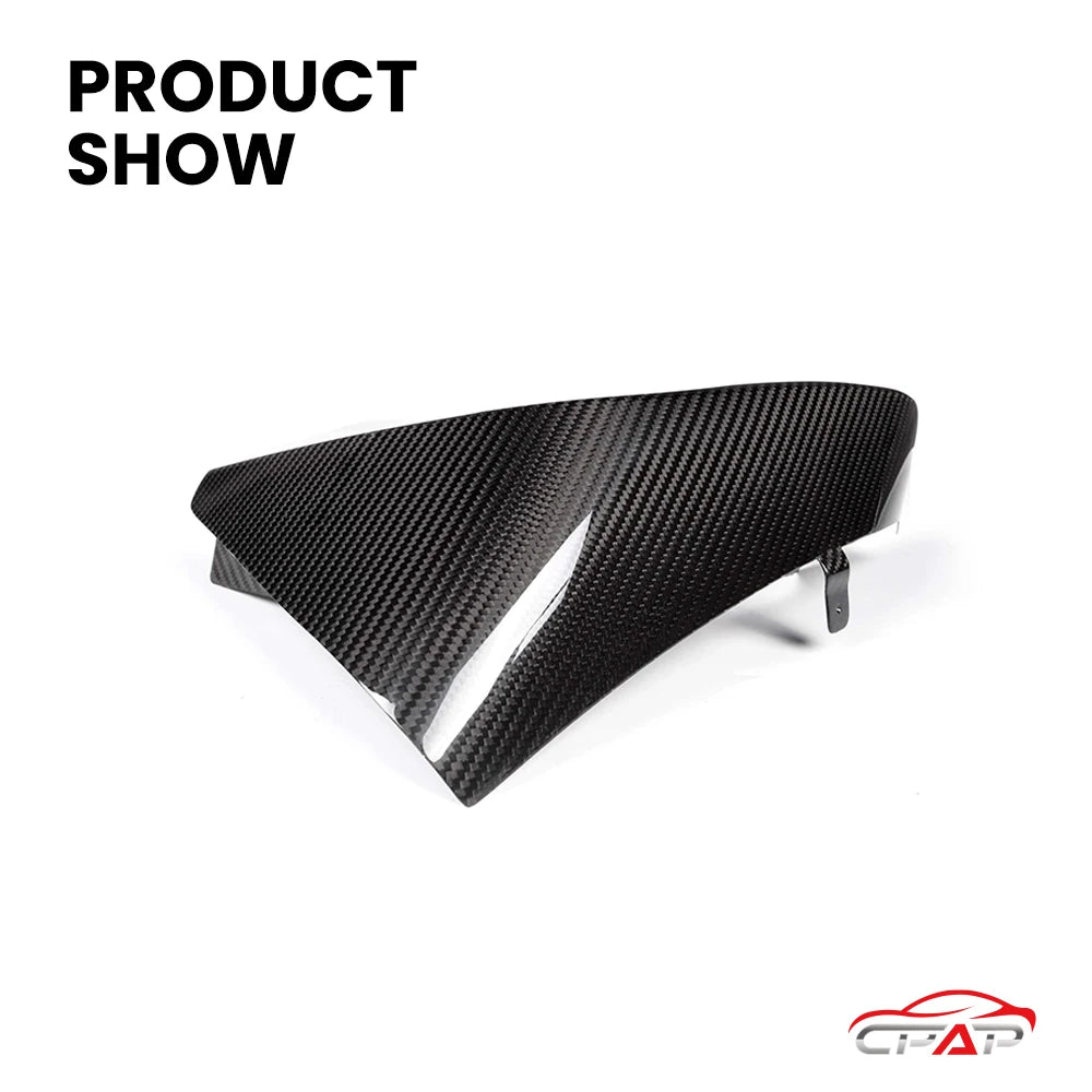 For BMW M3 F80 M4 F82 Real Dry Carbon Fiber Front Splitter Cover