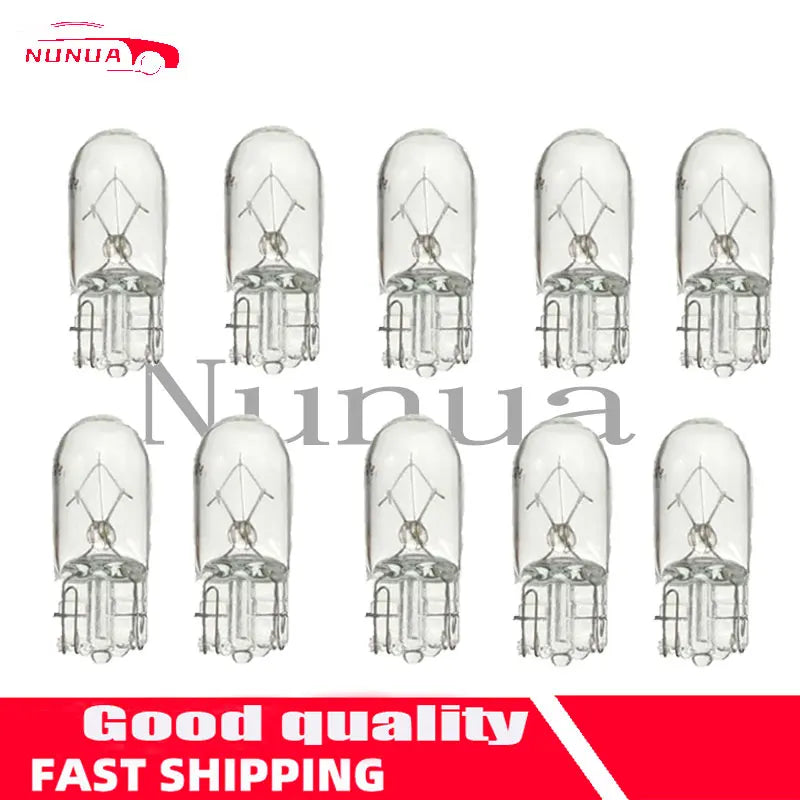 12V 5W T10 501 W5W Bulbs Single Filament Multiple