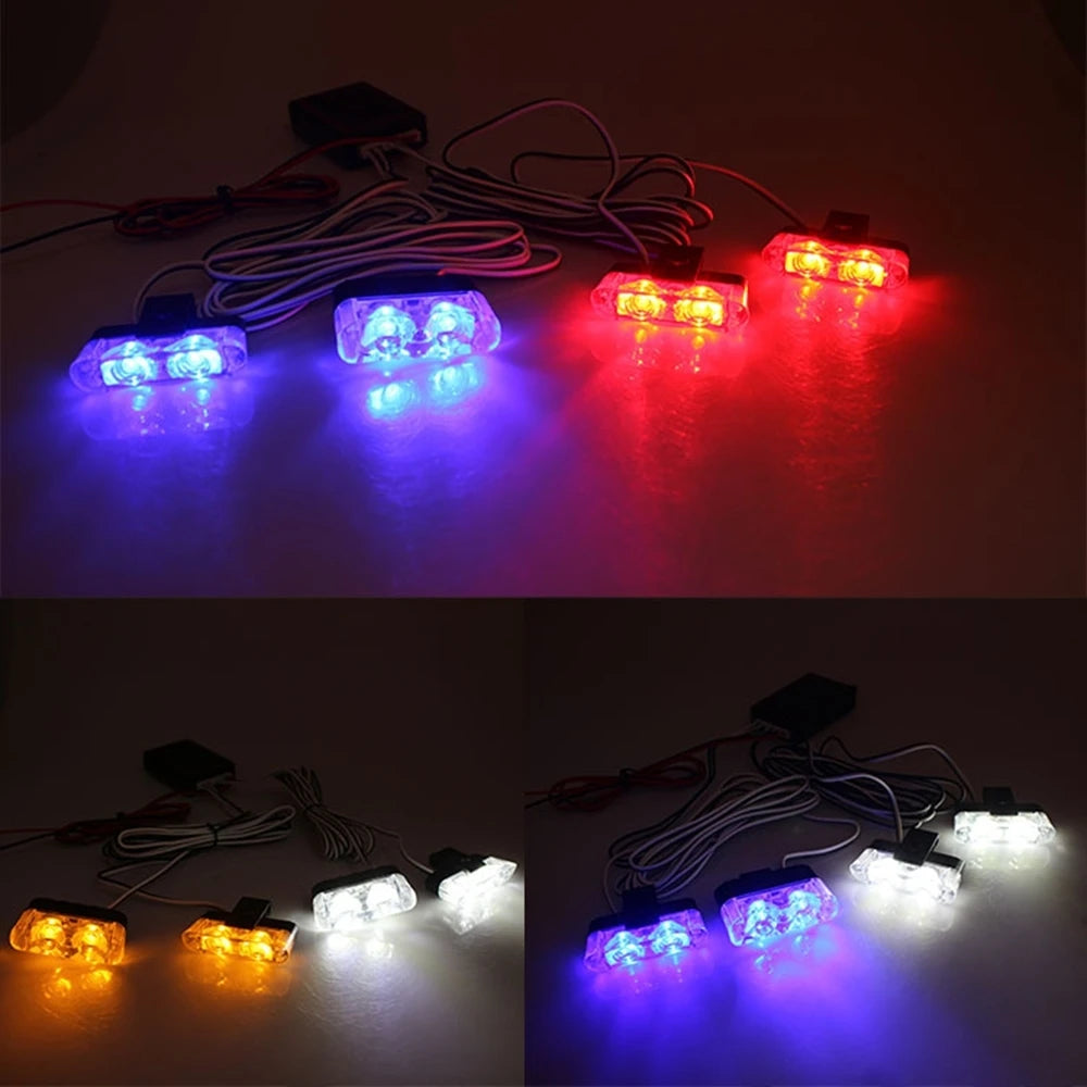 Clip Signal Front Grille Emergency Strobe Yellow Flash