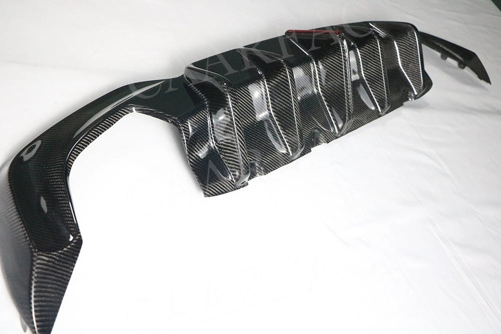 For BMW G20 G28 M Sport Carbon Fiber Rear Bumper Diffuser