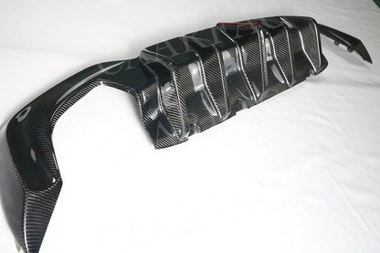 For BMW G20 G28 M Sport Carbon Fiber Rear Bumper Diffuser