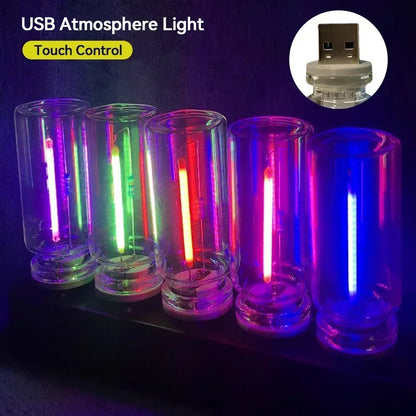 USB Night Touch Dimmable Filament Portable Lighting Plug Play