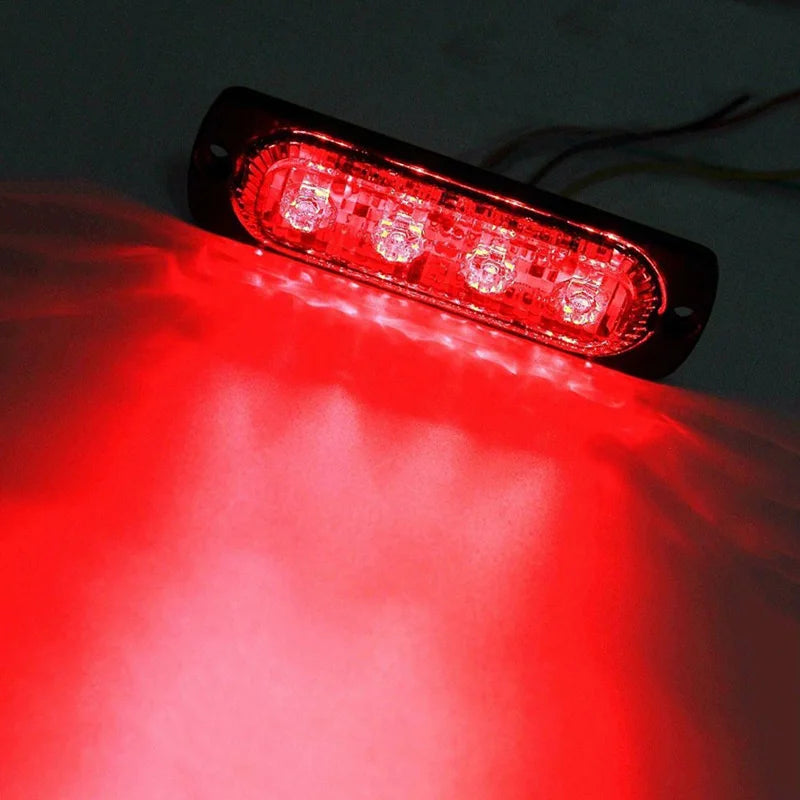 12V 800LM 4LED off-road Trucks Fog Super Bright Forurgent