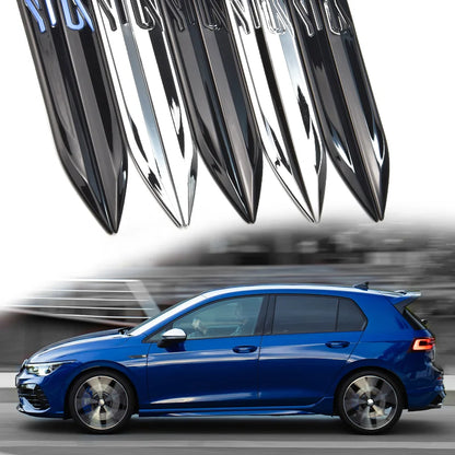 For 2020 Golf 8 Tape Plastic Golss Black Door Side Fender Knife R