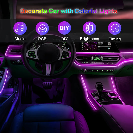For Interior Driving Experience Color RGB In Ambient Acrylic