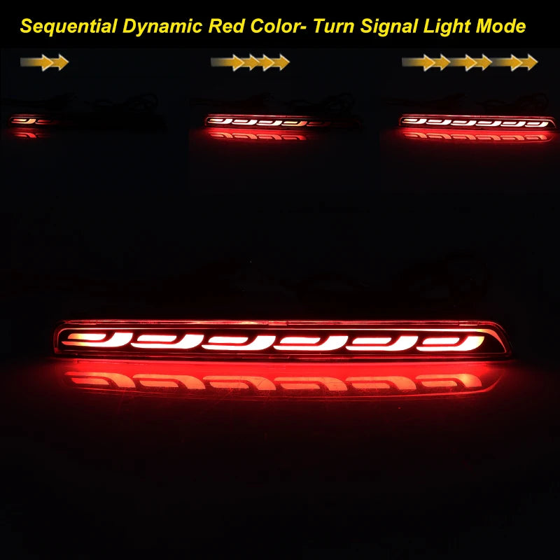 For Honda Crv 2023 2024 LED Rear Bumper Reflectors Dynamic Turn