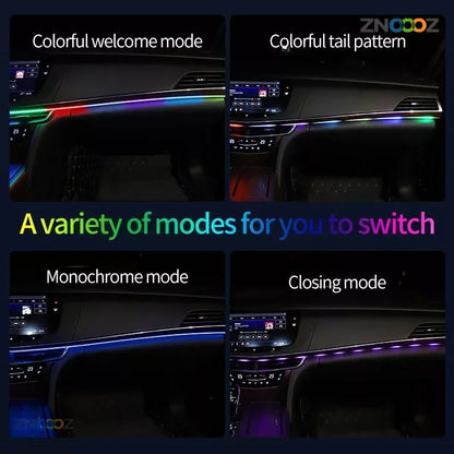 For Tesla Model 3 Y S Znoooz 140CM Ambient Interior RGB Symphony