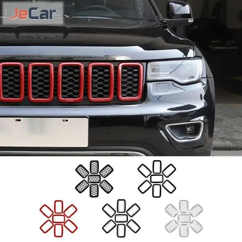 For Jeep Grand Cherokee 2017-2020 ABS Front Grille Cover Trim