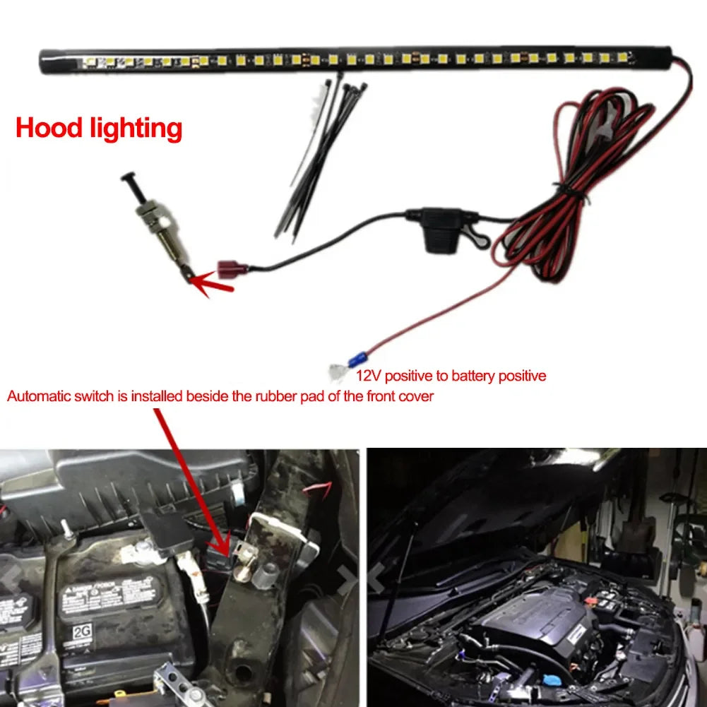 Under Hood Engine Repair White Illumination Automatic On Off