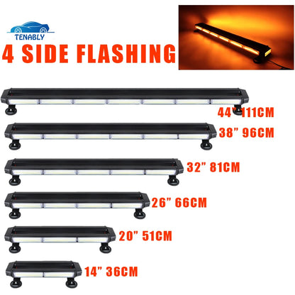 Cob Emergency Rooftop Strobe Bar Side Flashing Safety Amber