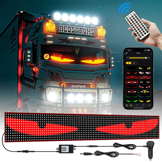 APP Truck Devil Eye Pixel Panel Remote Control Soft