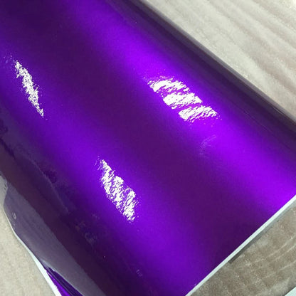 58x152cm Glossy Pearl Purple Metallic Glitter Wrap Sticker Wraps