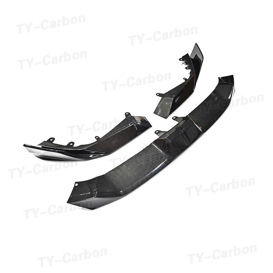 For BMW X6M F96 Lci 2024+ Dry Carbon Fiber Sq Front Lip Bumper