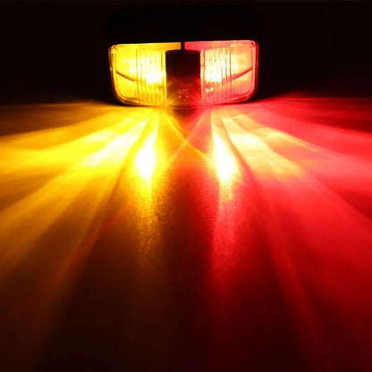 Waterproof Amber Red 12V 24V 2LED Truck Lorry Side