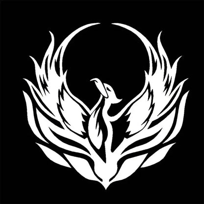 Flame Fire Phoenix Cool Sticker Body Bumper Windows Motorcycle