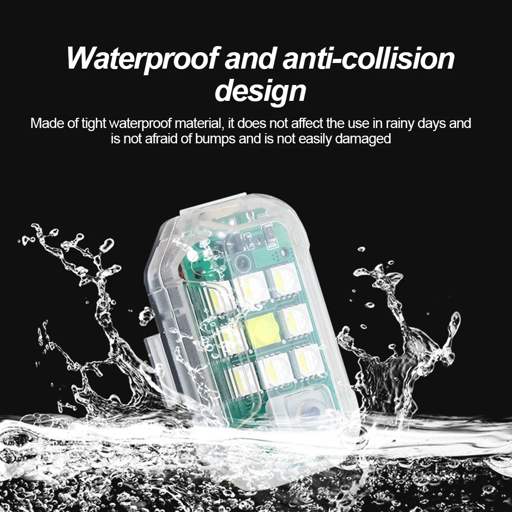 In Strobe Warning Motorcycle Drone Wireless Remote Bright Flash