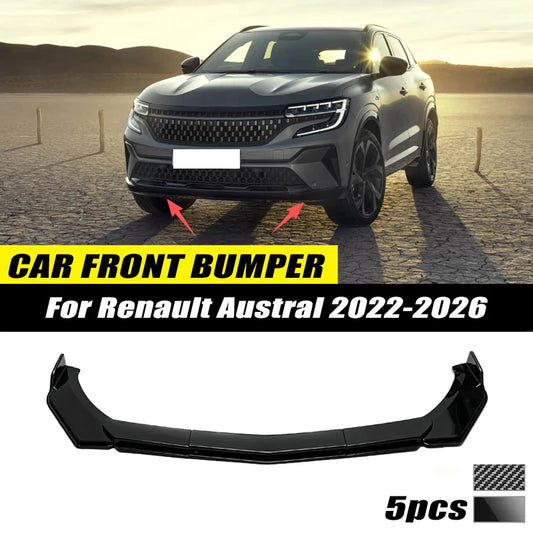 For Renault Austral 2022-2026 Front Bumper Lip Front Guard