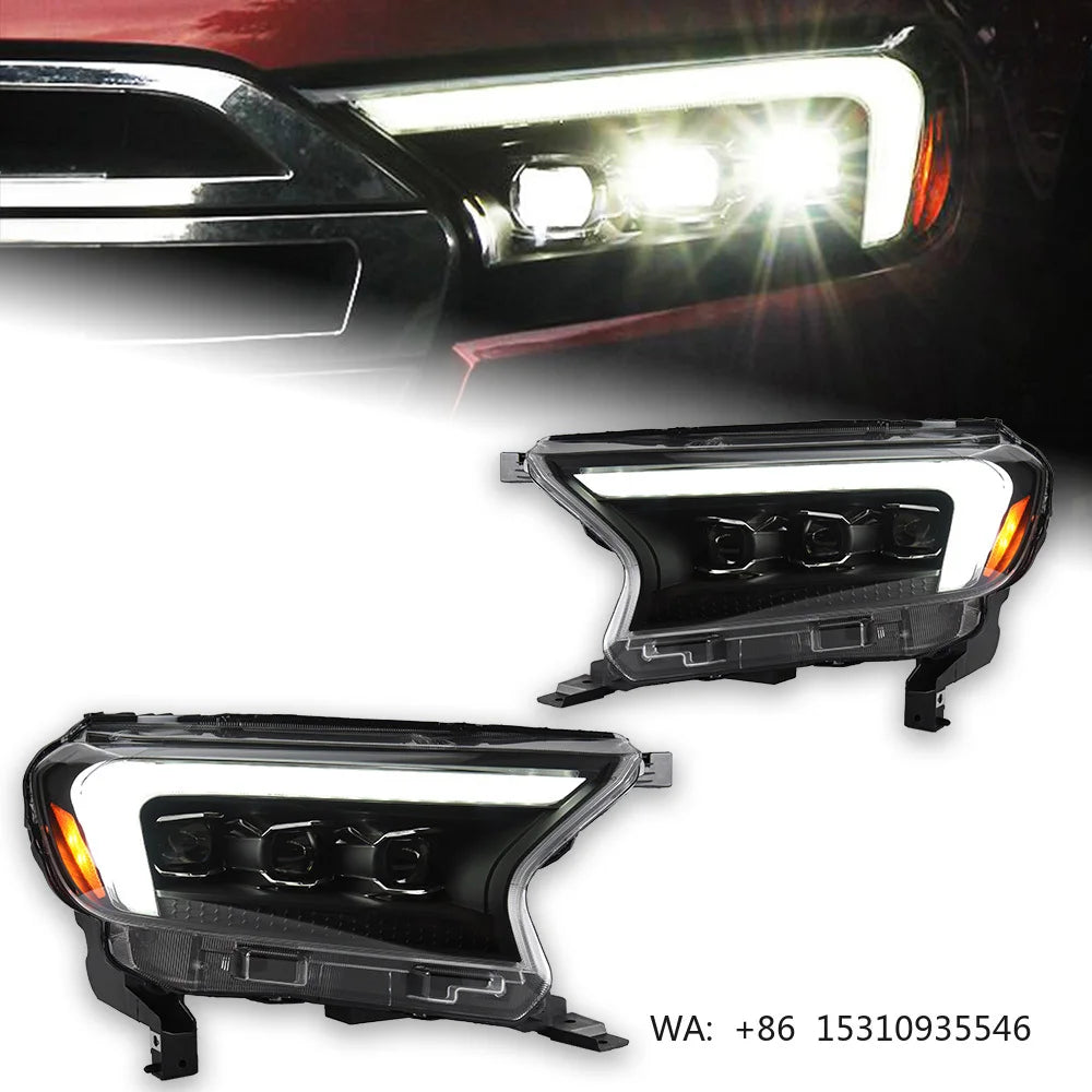 For Ford Ranger Headlight Projector Lens Head 2015-2020 Everest