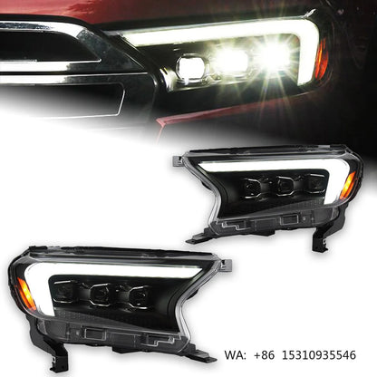 For Ford Ranger Headlight Projector Lens Head 2015-2020 Everest