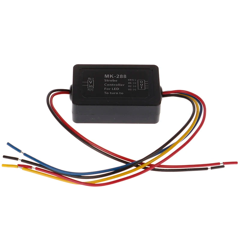 Step Sequential Turn Signal Module Kit Chase Flash Box