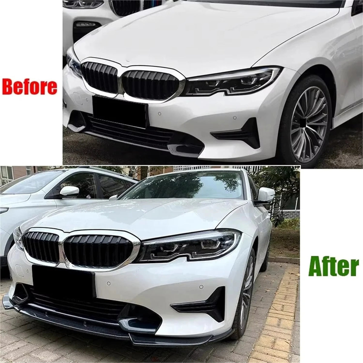 For BMW 3 Series G20 G21 Bumper Lip 320I 325I 2019-2022 Front