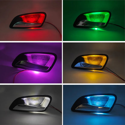 12V Door Bowl Concealed Installation Handle Red Green Blue